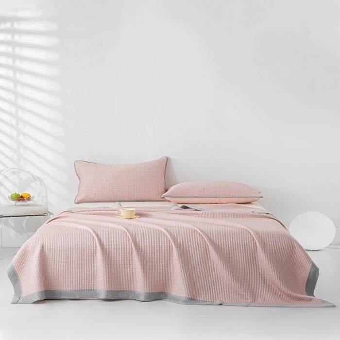 双面华夫格凉感夏被单夏被简约风格舒适1927