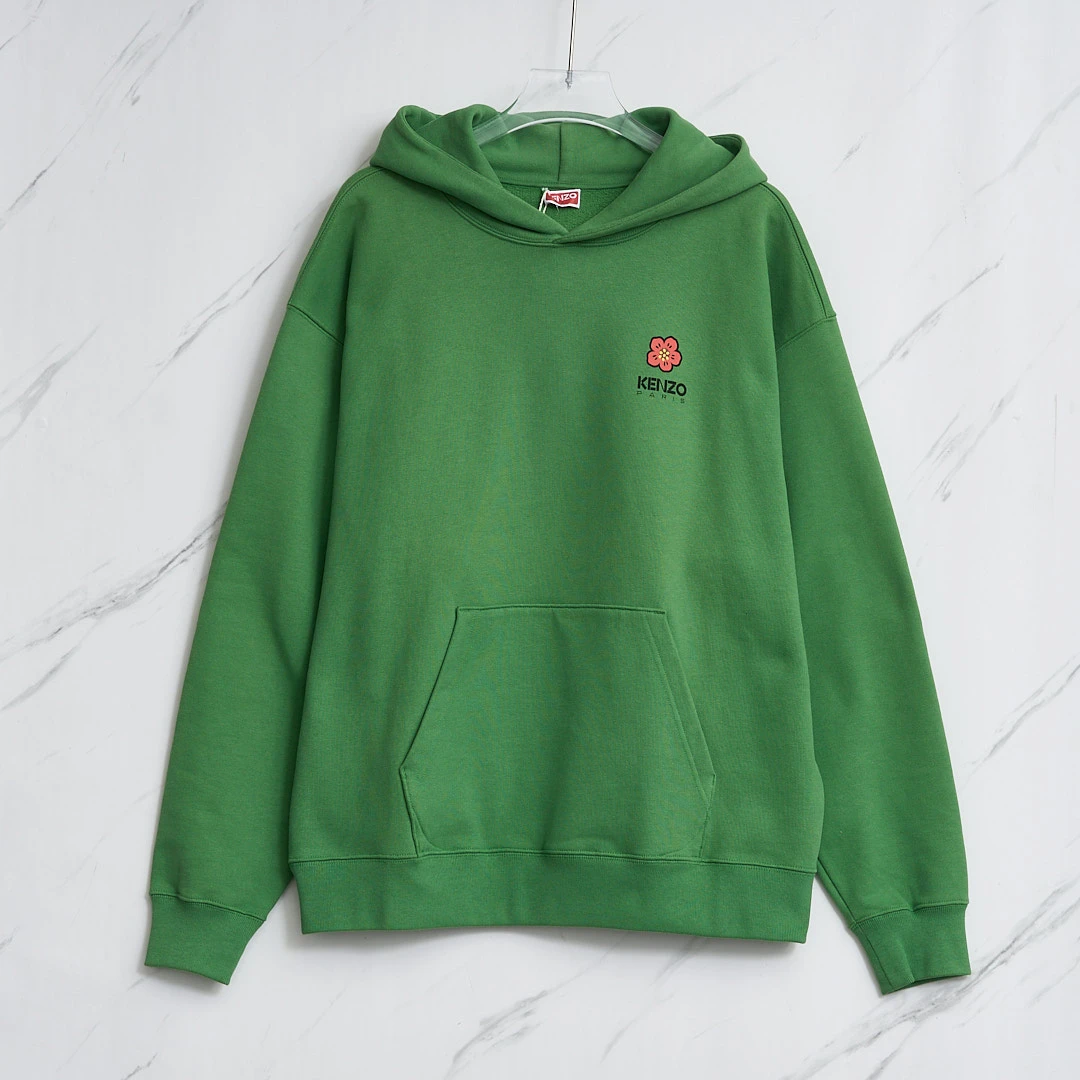 全新未使用 KENZO/肯佐 男士经典海棠花印花卫衣/KZBU00206