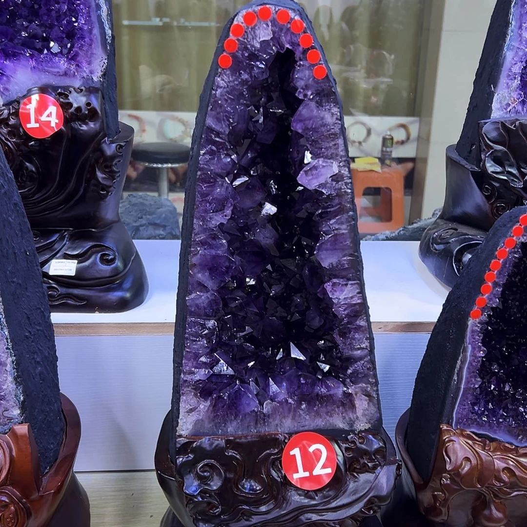 大型摆件（非配饰）紫晶未镶嵌