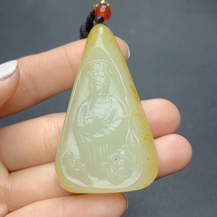 和田玉挂件未镶嵌T