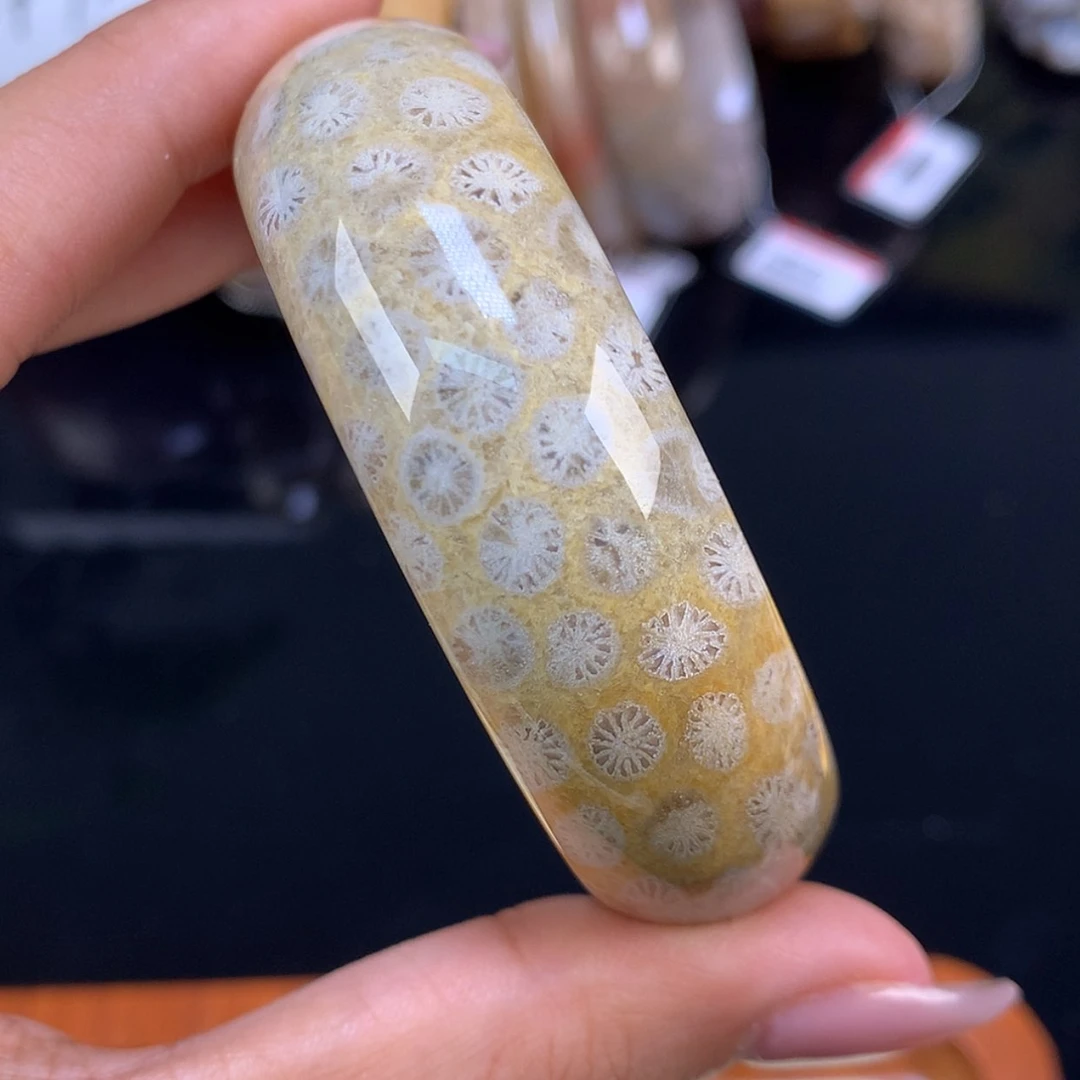 【闪购商品】颈饰未镶嵌硅化珊瑚（珊瑚玉）12号 52圈
