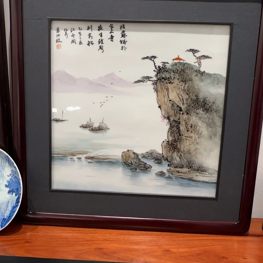 瓷手绘瓷板画姑苏