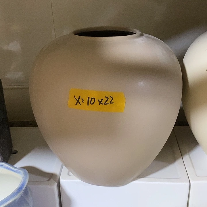 摆件陶盆有孔 微瑕介意勿拍