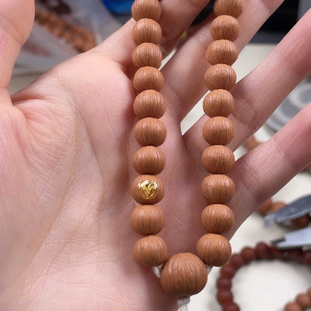 手串猴头核桃原皮土豪10➕金标