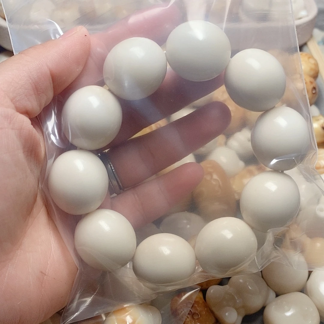 十***友吊坠菩提根/象牙果微微微瑕疵鹅蛋手串