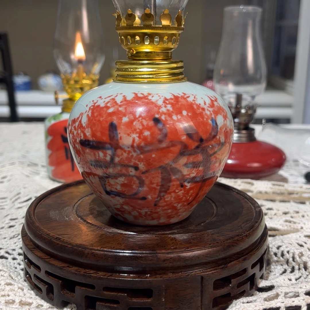 摆件景德镇陶瓷香薰灯