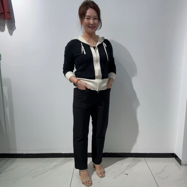 彥竹韩国正品冬时尚百搭加厚棉裤保暖