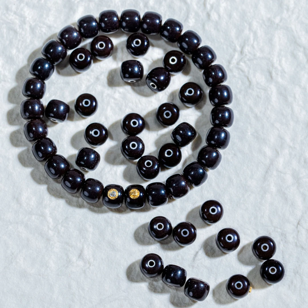 老瑞专属-MOBAI默白出品-「银孔道特别版合集」老型椰蒂手串单圈