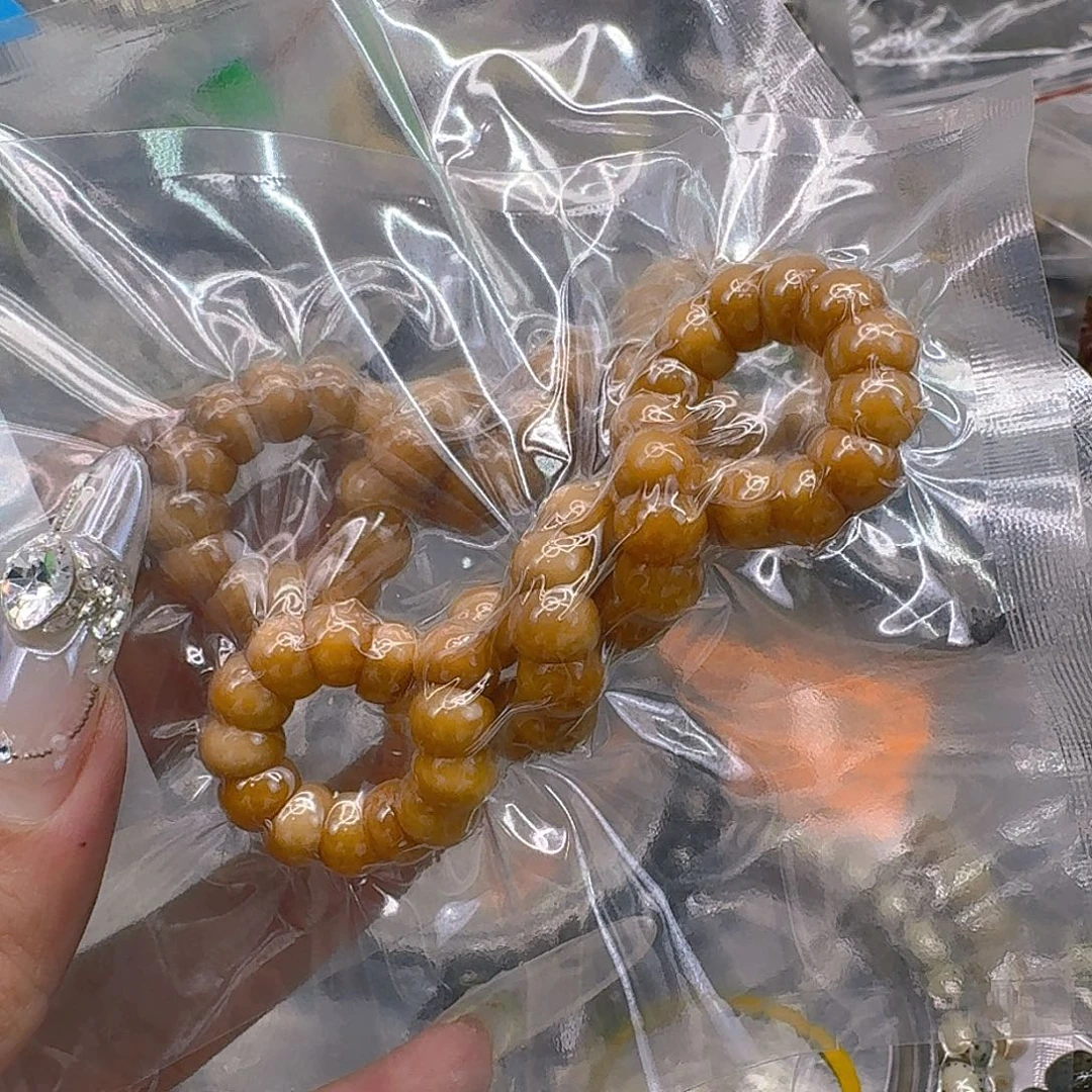 嗦****手串星月菩提363高端龙脊菩提0.8单圈