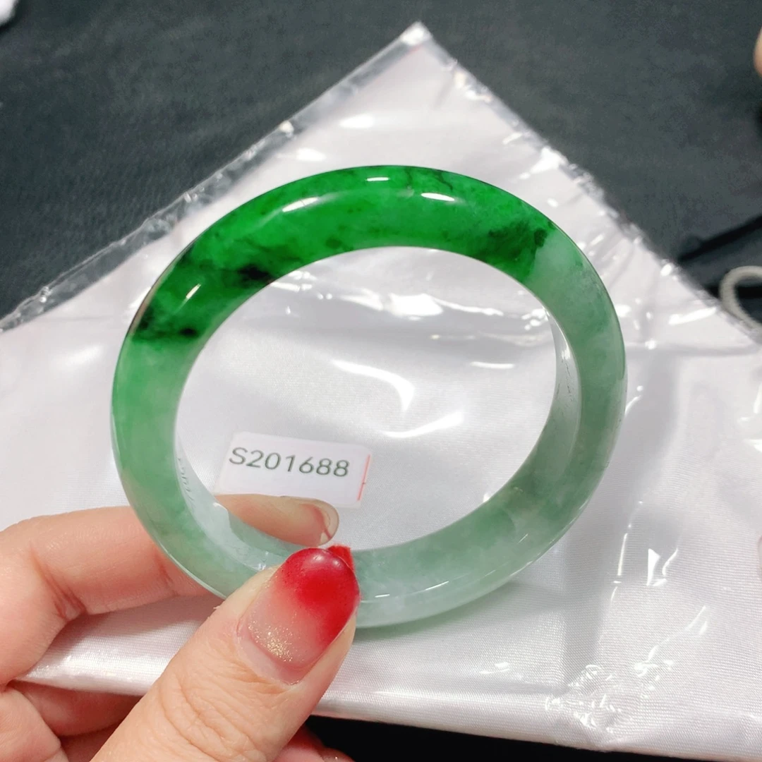 翡翠未镶嵌手镯S201688-03