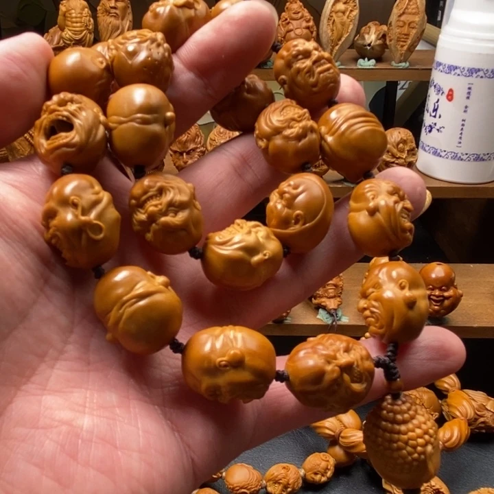 手串/手链橄榄核恶僧全表情  21+1  1.8+