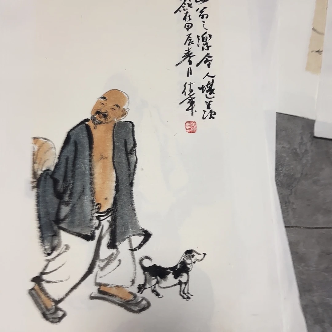 大***具国画春手绘国画作品