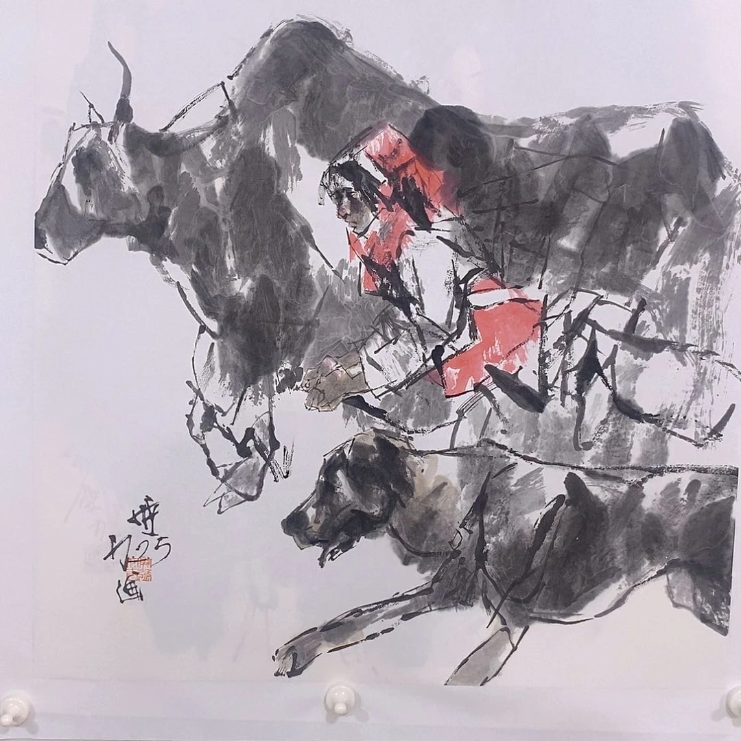 国画书画作品多次参加全国美展展出