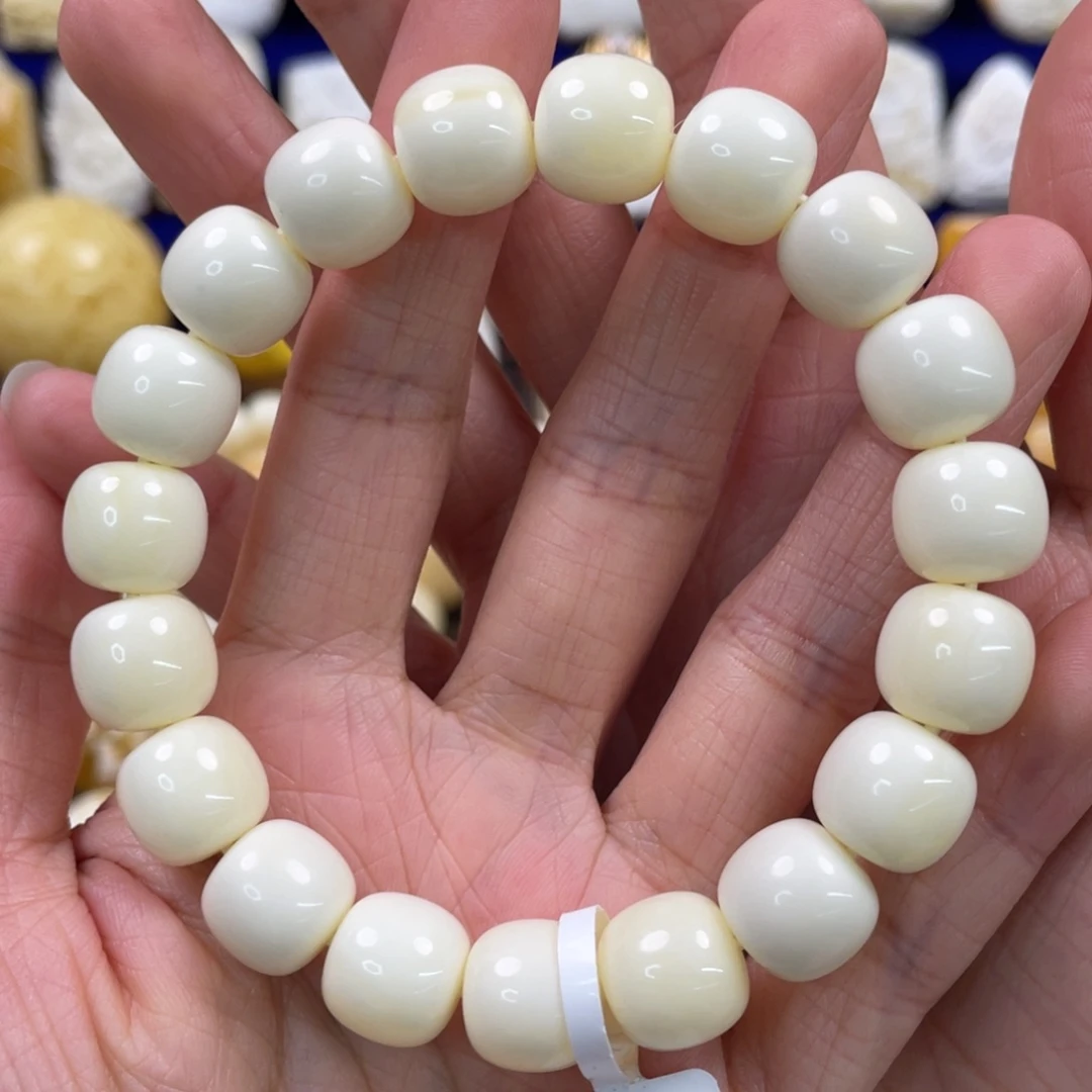 蜜蜡裸石未镶嵌琥珀蜜蜡手串卡12mm