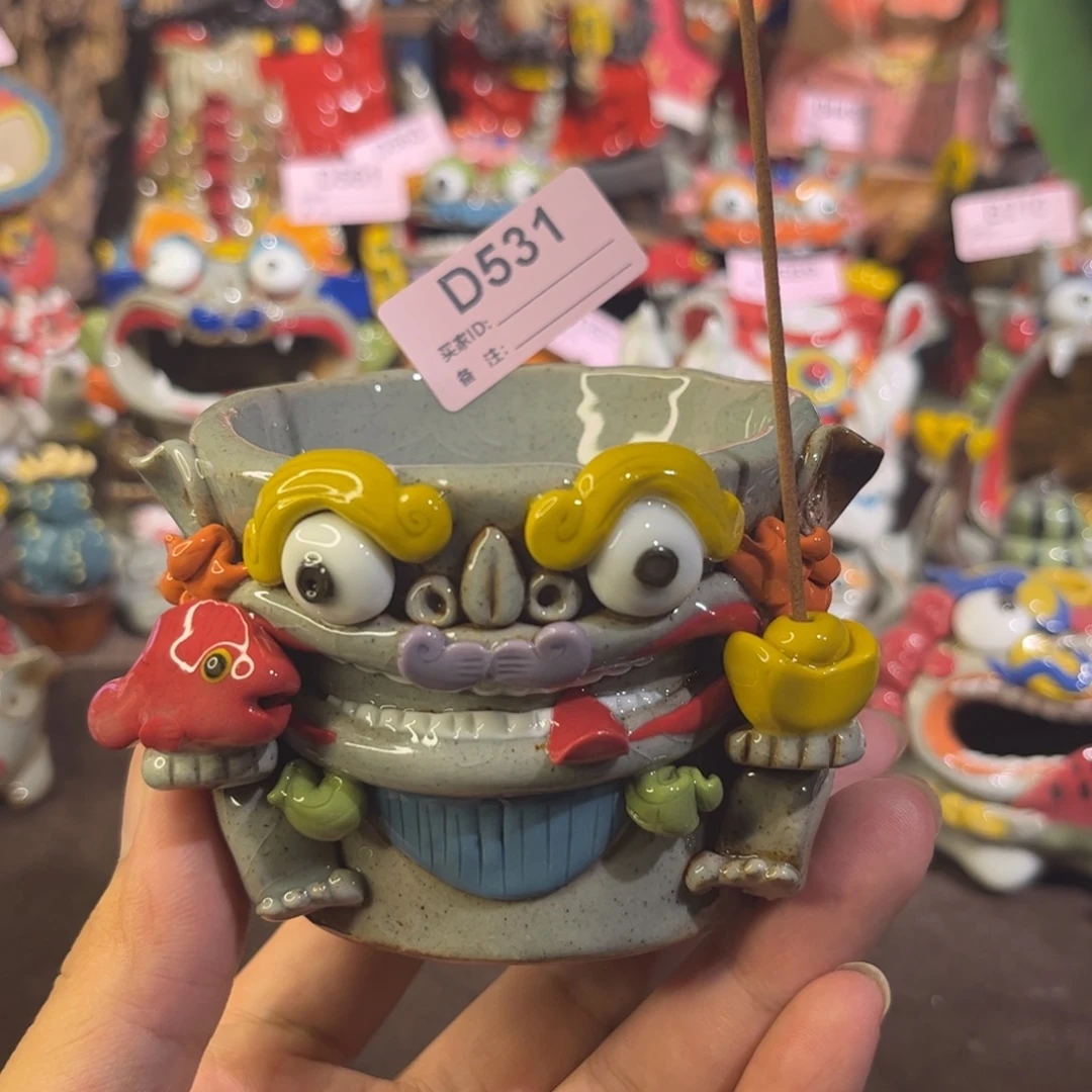 泥塑纯手工茶宠摆件