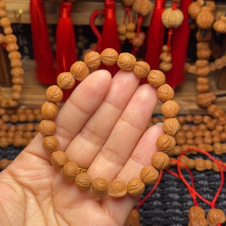 菩提籽类龙纹桃枭挂件