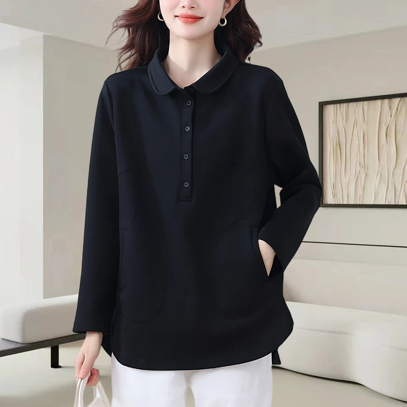 今年流行爆款长袖卫衣女士秋冬季2025年新款洋气小衫气质减龄上衣