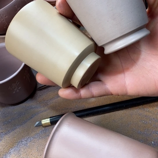 紫砂茶杯伟*宜兴紫砂