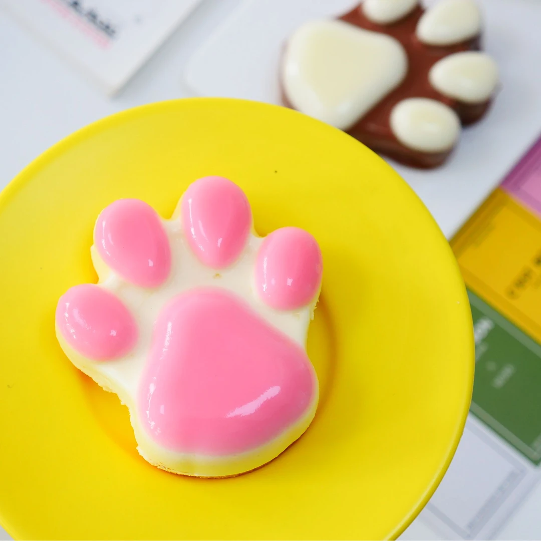 安卓拍：2种口味猫爪奶冻蛋糕课 烘焙餐饮视频培训课程