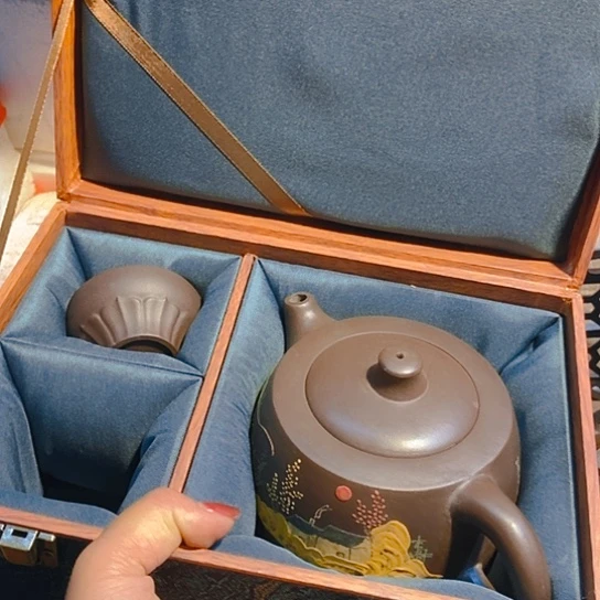 全手工制作宜兴紫砂壶