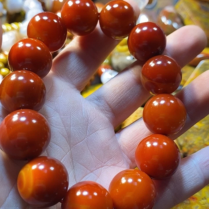 泡***了玛瑙/玉髓未镶嵌手链