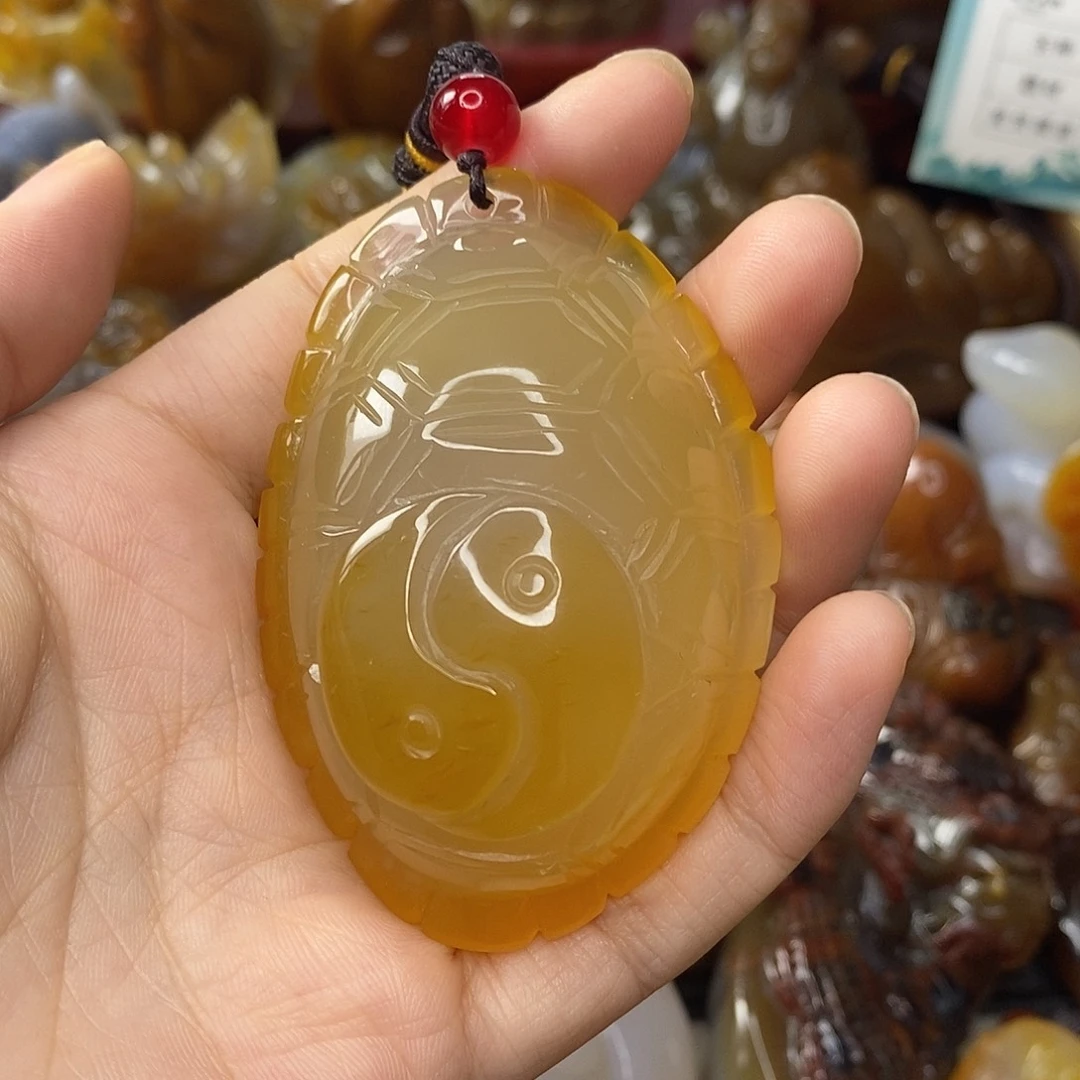 未镶嵌手把件玛瑙/玉髓