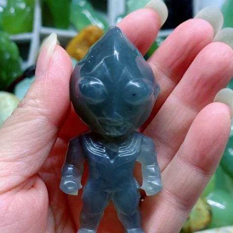 蛇纹石玉未镶嵌手把件