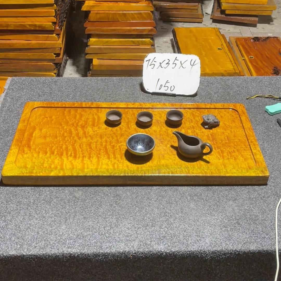 金丝楠木茶盘实木家具实木