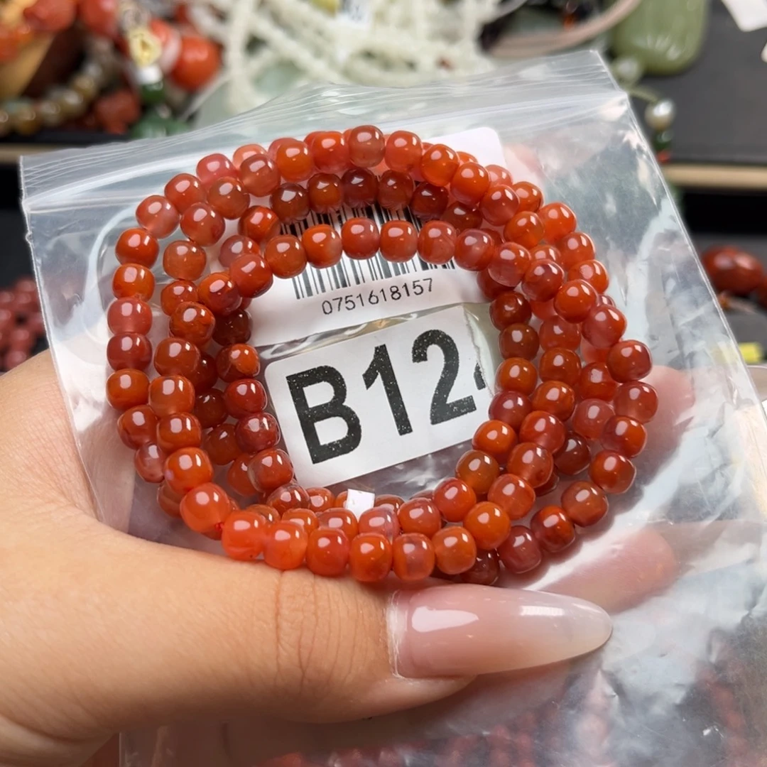 南红玛瑙未镶嵌珠宝奇石6*+