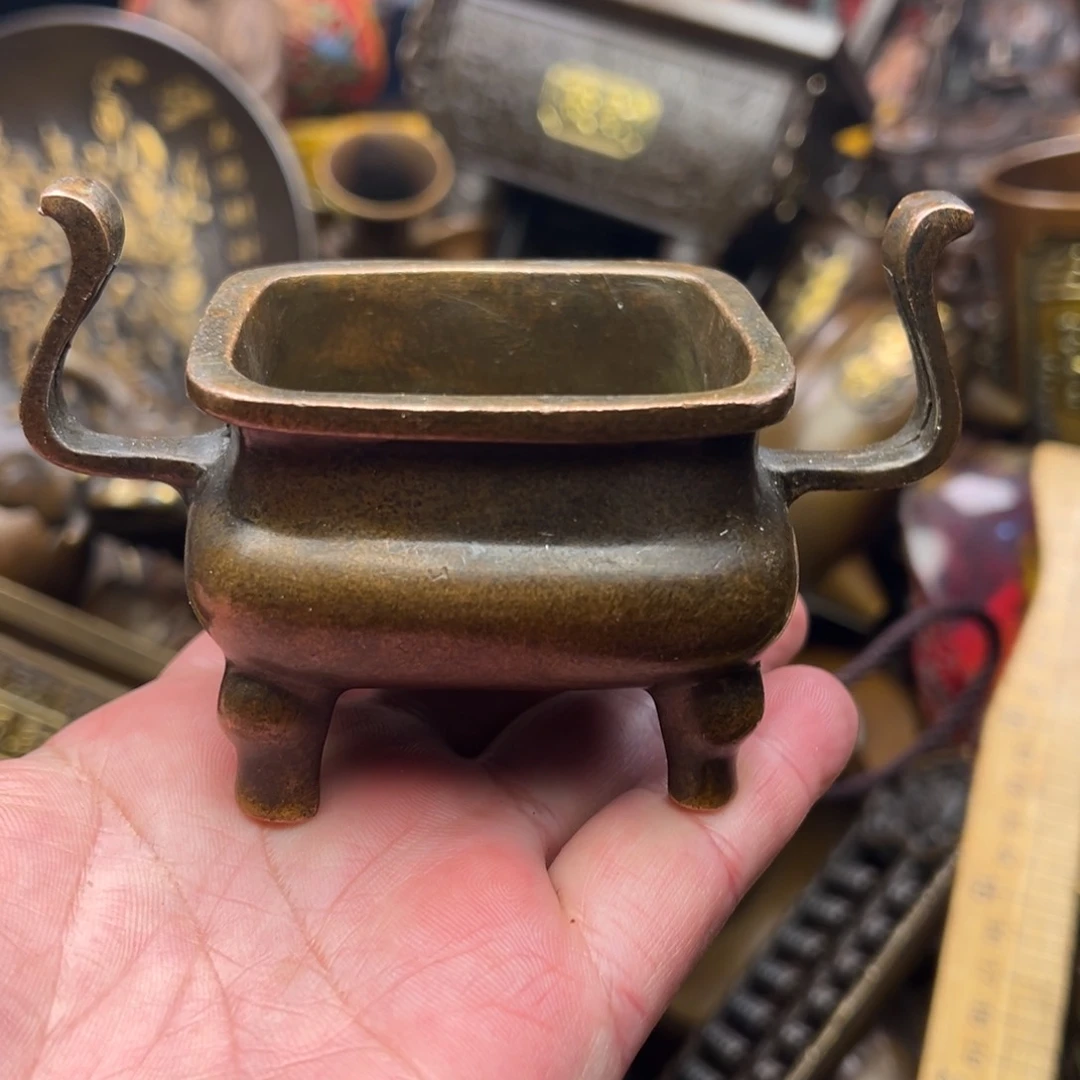 茶壶香炉铜器摆件