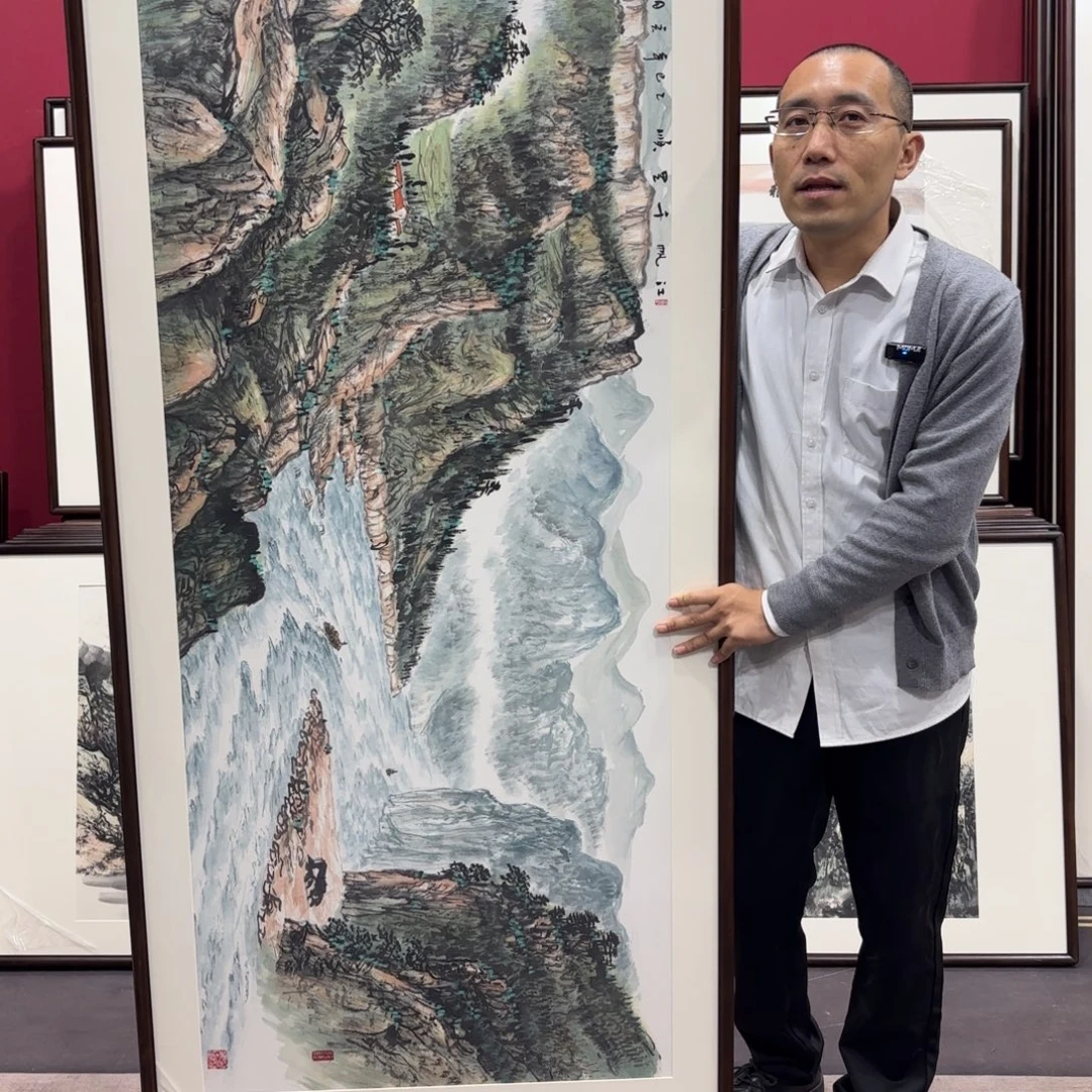 是***啊国画手绘作品210/80