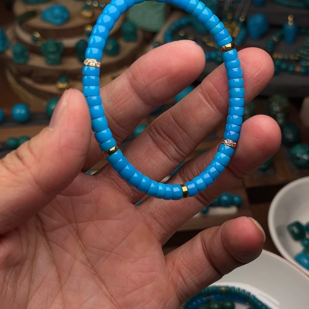 绿松石未镶嵌手串