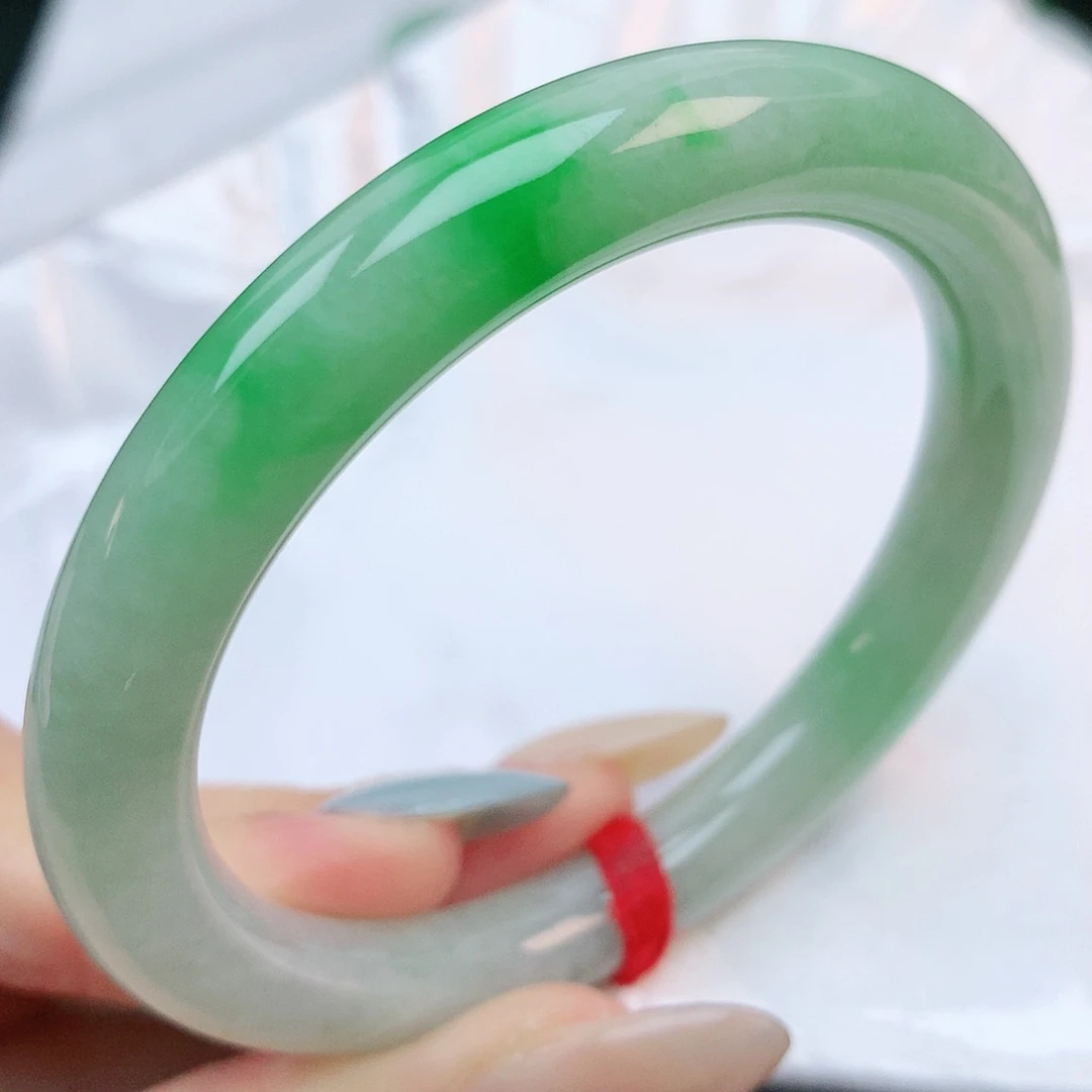 未镶嵌手镯翡翠54圆条881594