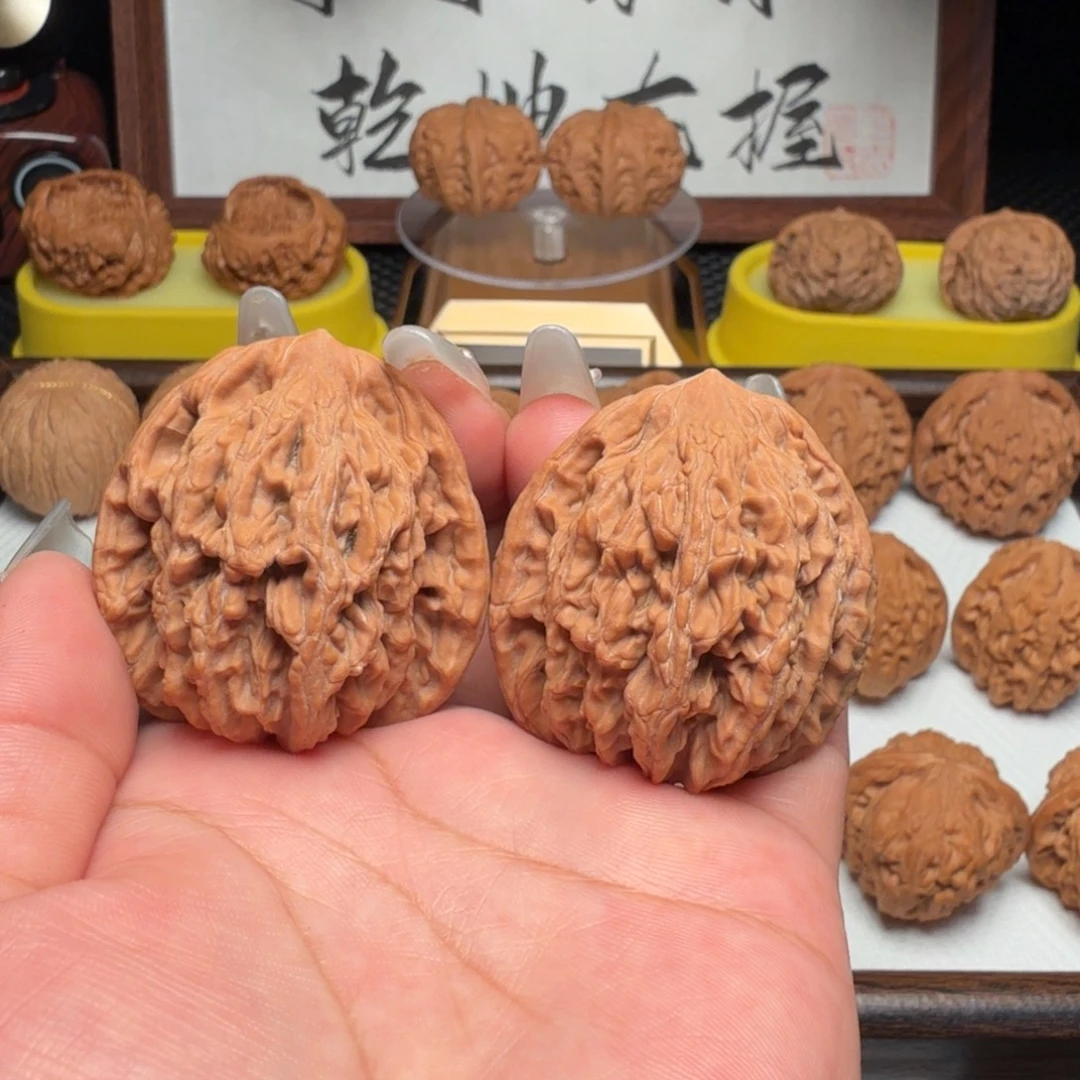 文玩核桃吊坠全品无修白茬麦虎41尺