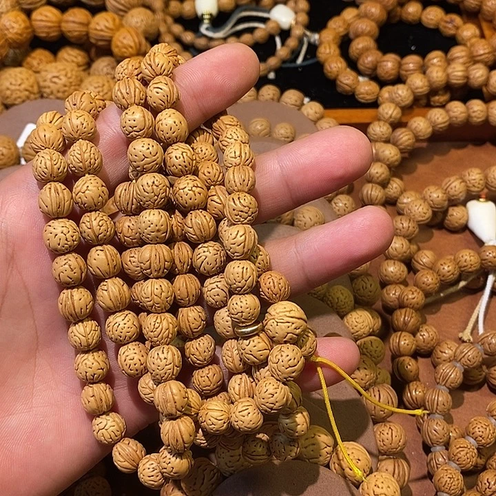 桃核手串东北野生小桃核脖挂