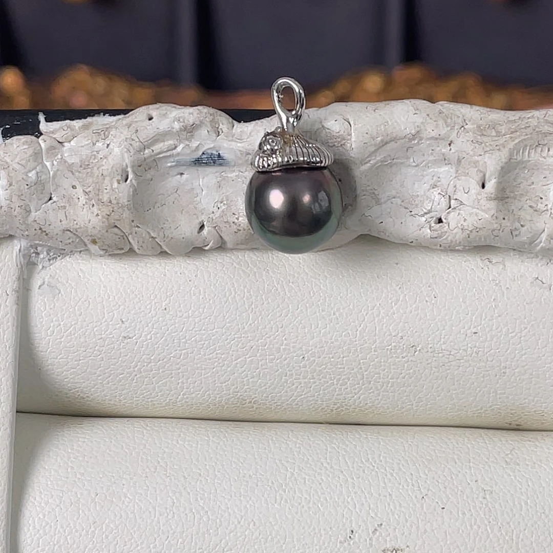 海水珍珠颈饰银S925镶嵌