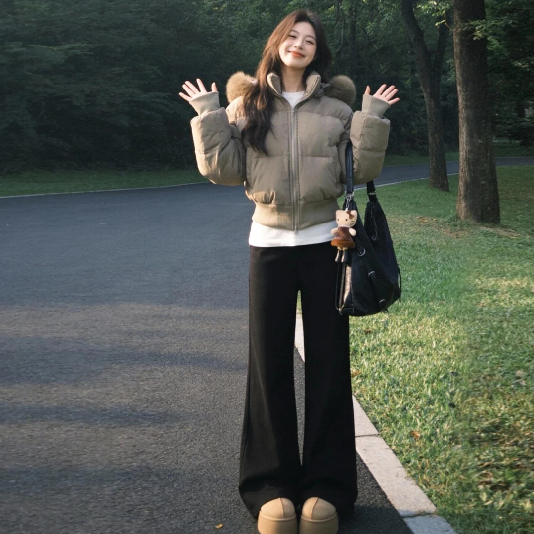 棉服女短款2025年冬季新款显瘦修身保暖小个子高级感加厚棉袄外套