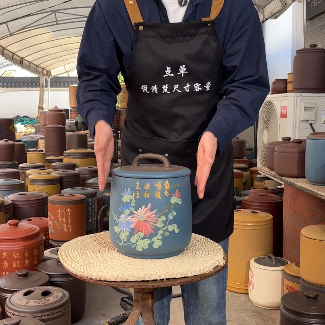 茶叶罐紫砂8 饼茶叶罐