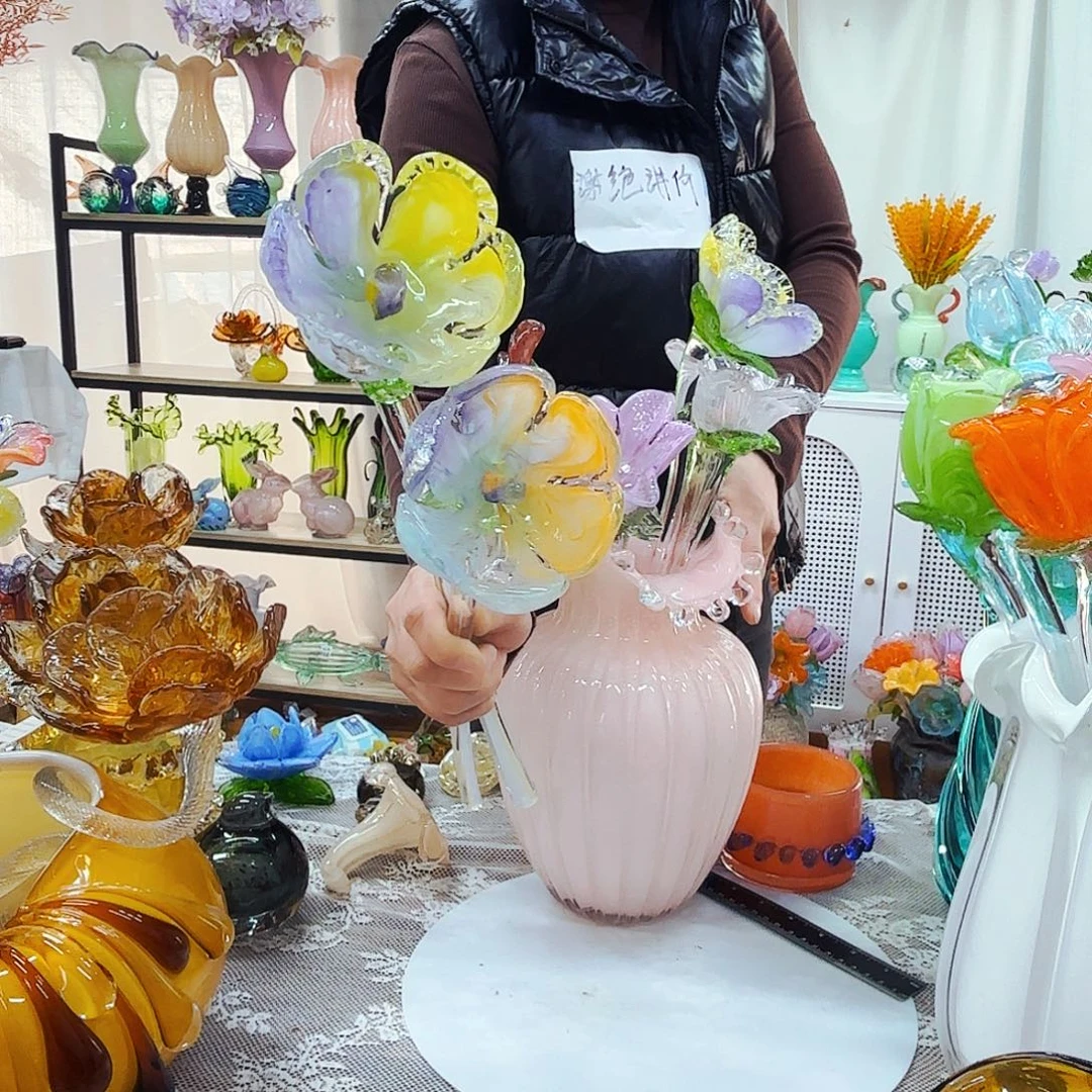 琉璃花瓶花器艺术品