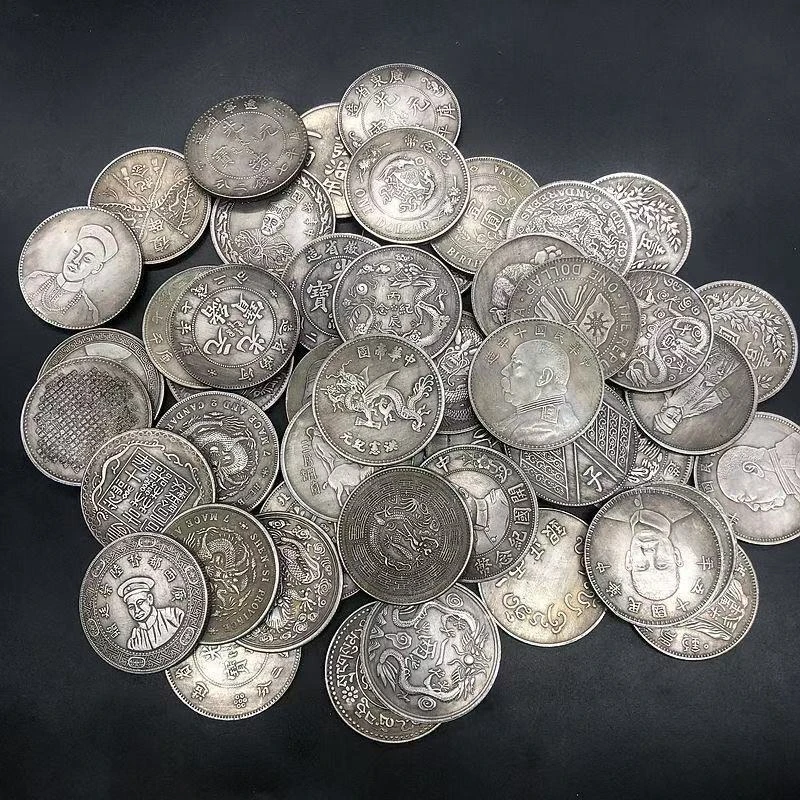 保值包老袁世凯洪宪纪元签字版高帽飞龙银元复古工艺品摆件