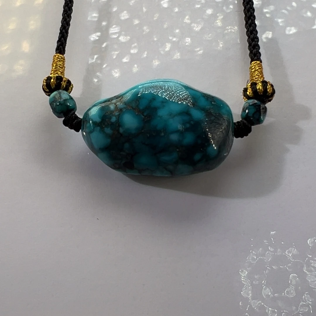 绿松石未镶嵌挂件