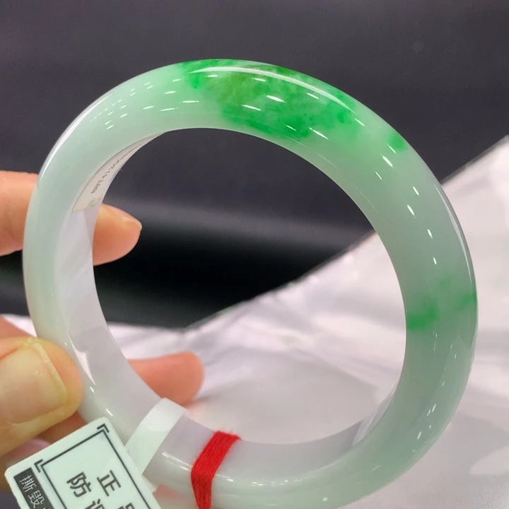 未镶嵌手镯翡翠正圈58