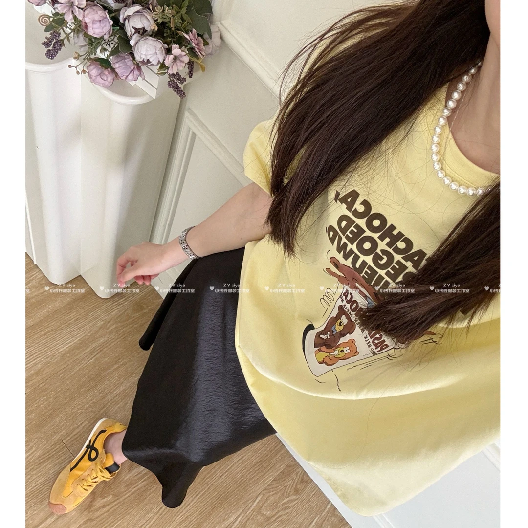 设计款茶杯小熊上衣049