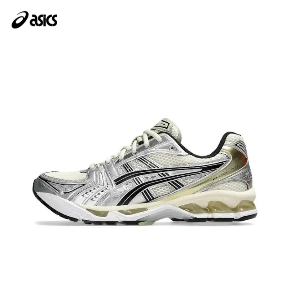 ASICS/亚瑟士Gel-KAYANO 14 琥珀流光 轻机能男女款跑步鞋 米银色