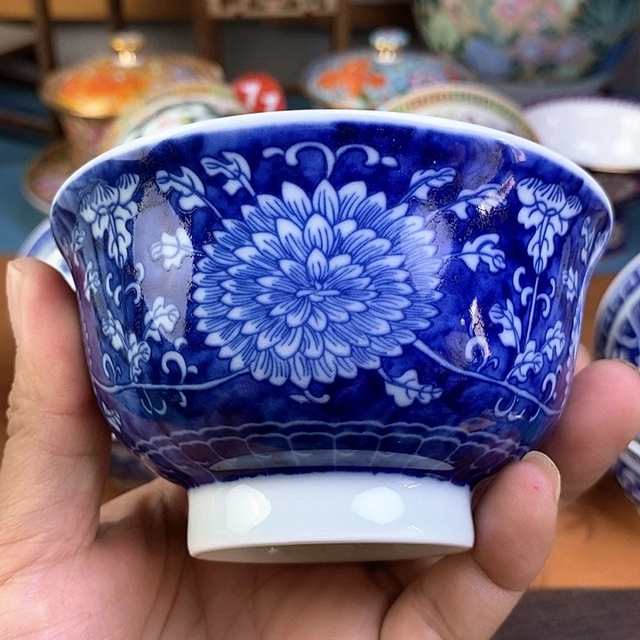 景德镇陶瓷藏式茶碗S****u