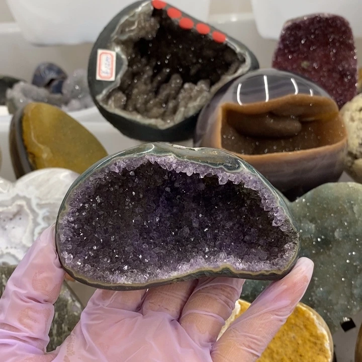 珠宝半成品紫晶未镶嵌39