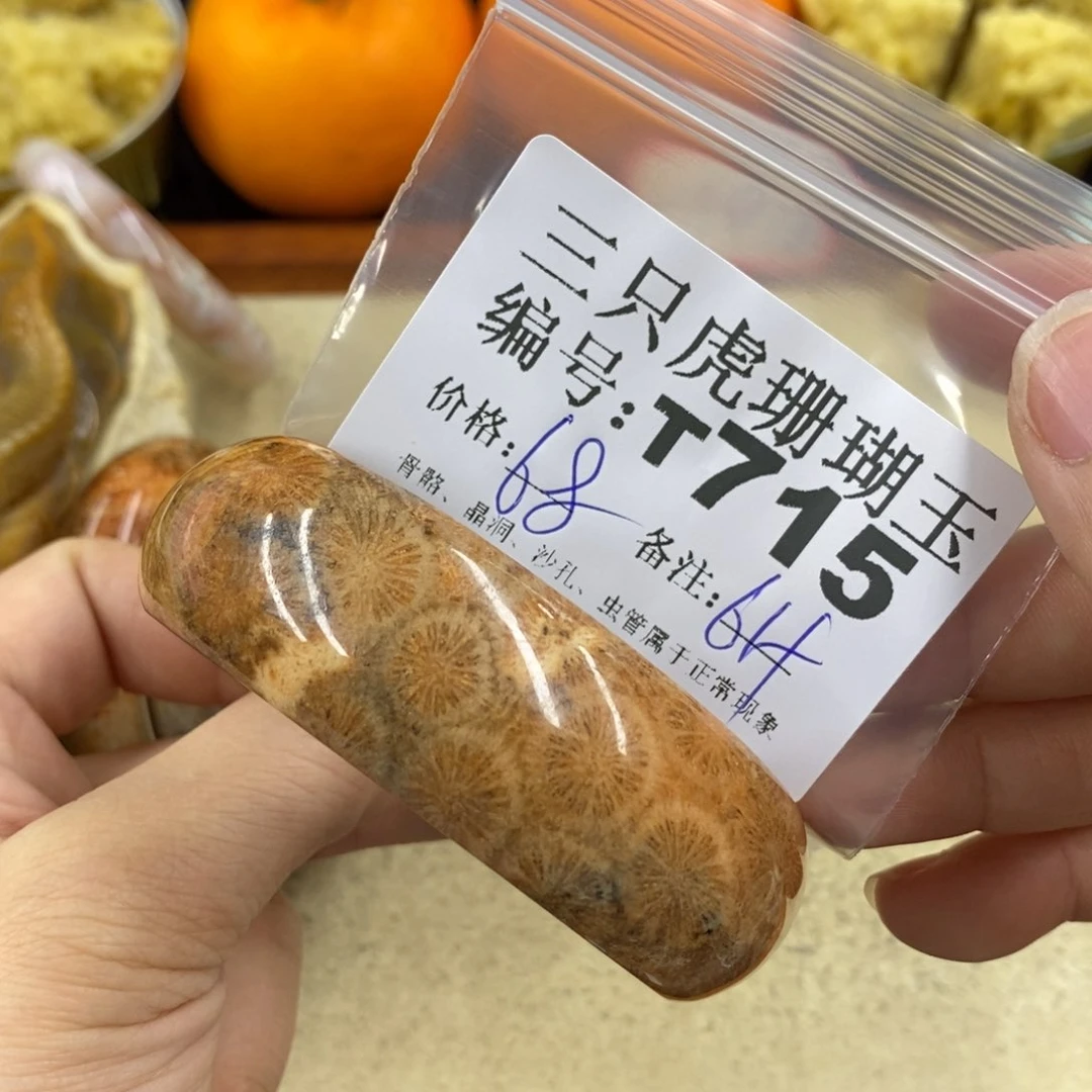 硅化珊瑚（珊瑚玉）1未镶嵌蔷*