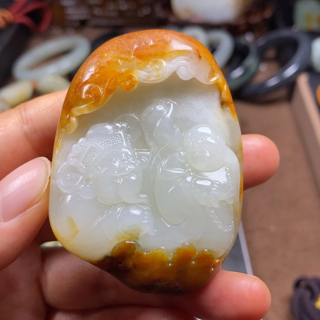 未镶嵌和田玉把件