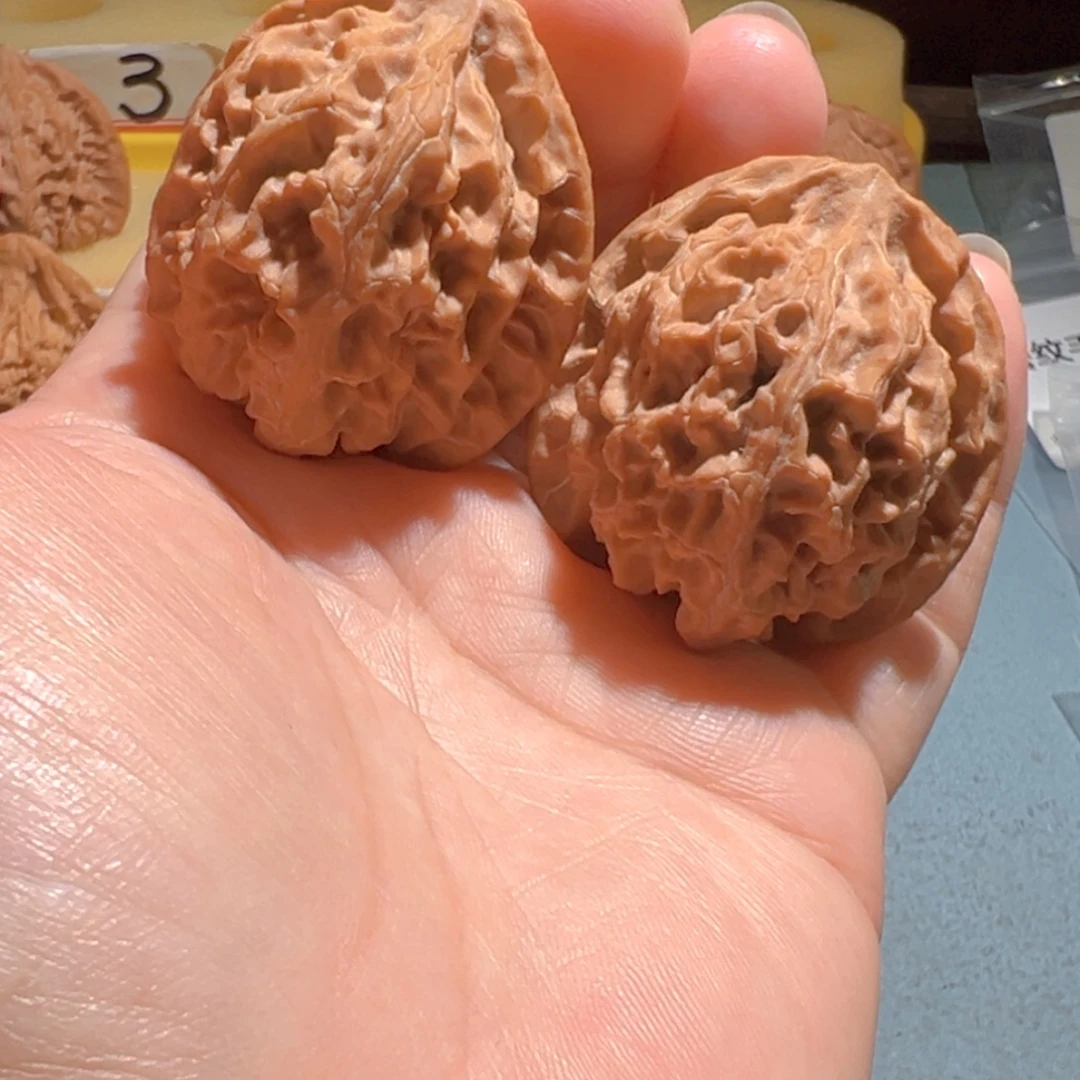 文玩核桃把件苹果圆40