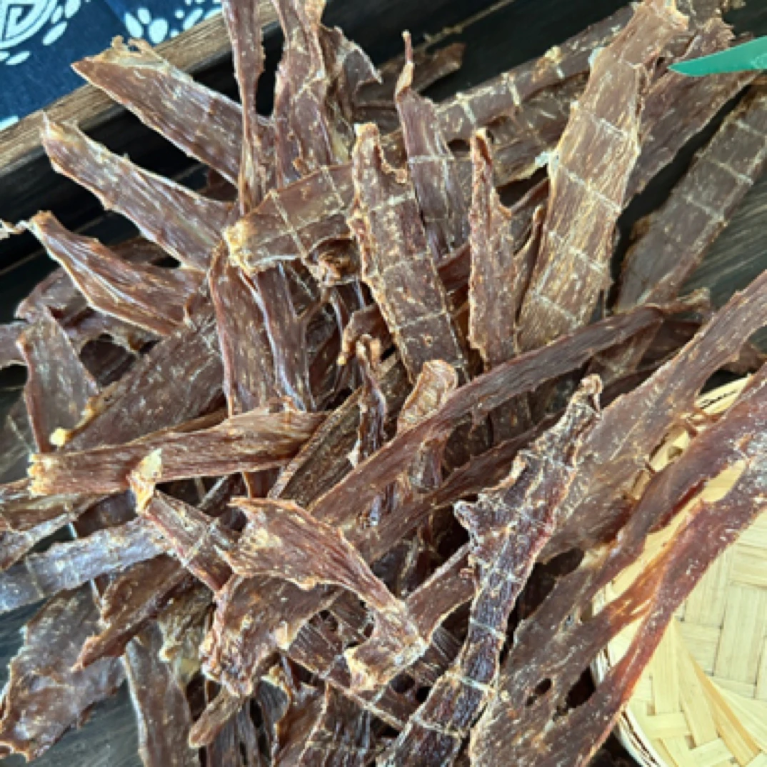 狗猫零食鸭肉干100%无添加风干磨牙奖励训泰迪金毛纯肉干手工制作